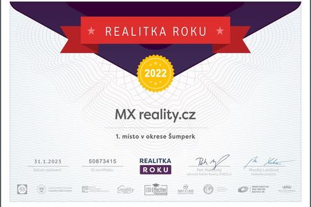 Plaketa Realitka roku 2022