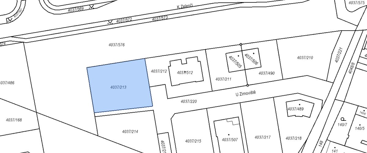 Prodej, stavební pozemek, 697 m2, Praha 9 - Horní Počernice