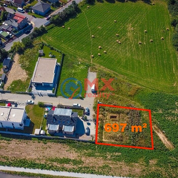 Prodej, stavební pozemek, 697 m2, Praha 9 - Horní Počernice