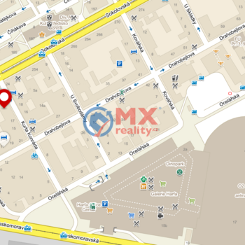 Pronájem, garážové stání, Praha 9 - Libeň, ul. Kurta Konráda