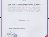 Prověřená společnost MX reality.cz 2019